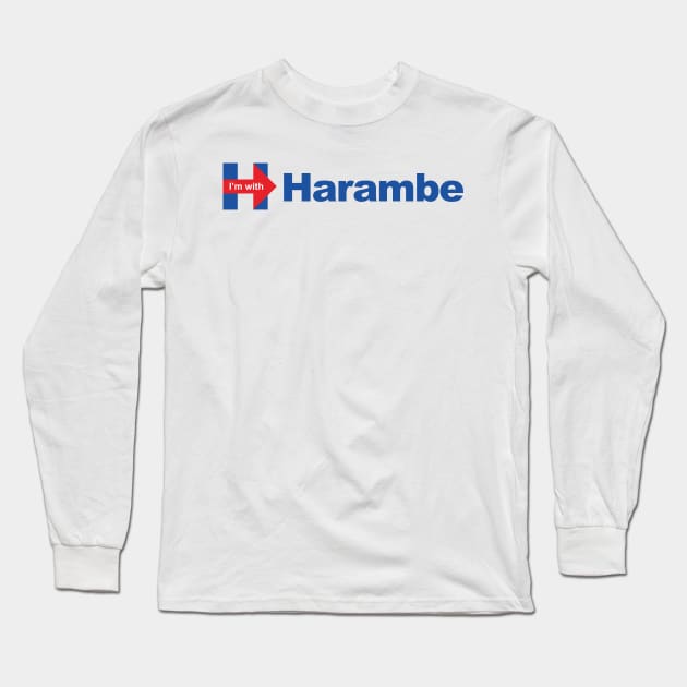 harambe Long Sleeve T-Shirt by upcs